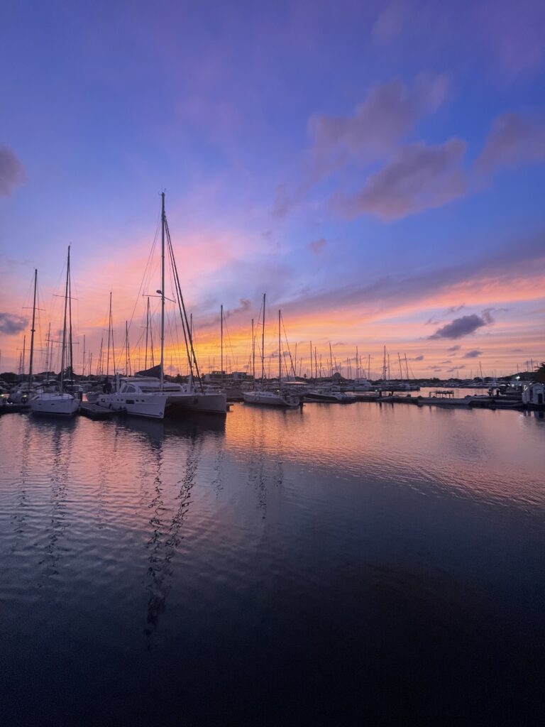 Evening on R/V Dawn